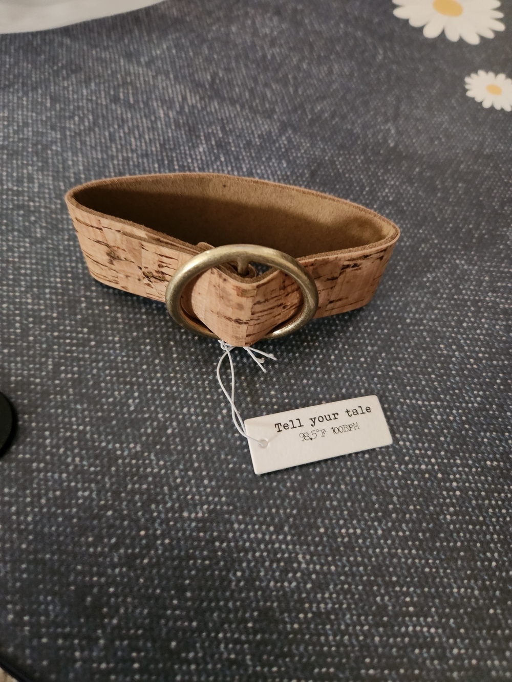 Tell Your Tale"Cork Bracelet